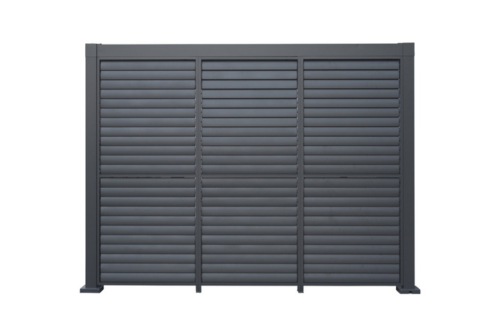 Sidepanel til pergola m/lameller - Outfit